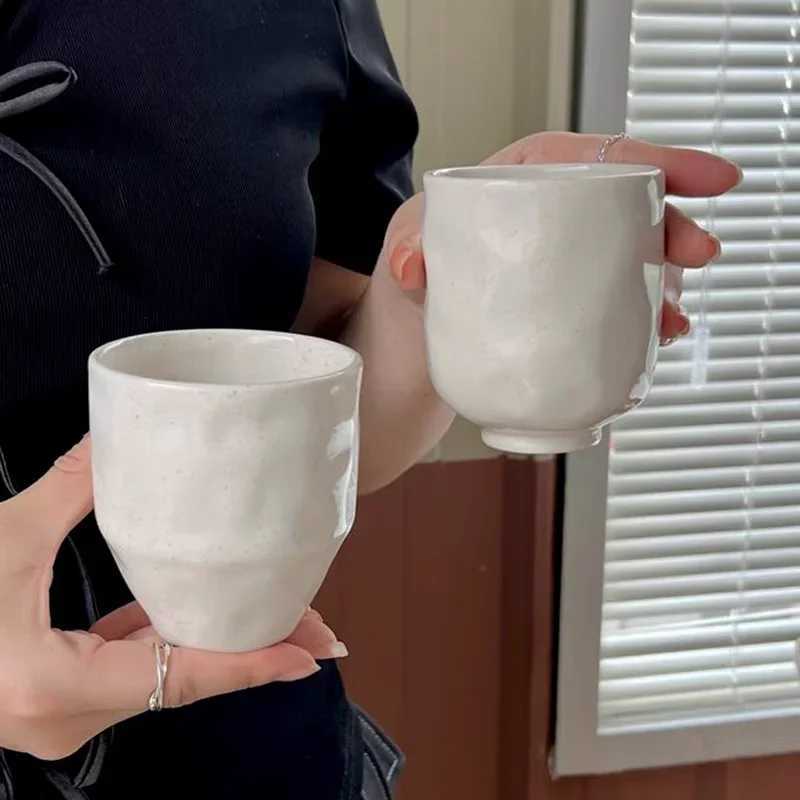 Minimalist Ceramic Mug Office Water Cup Breakfast Milk Cup Japanese Afternoon Tea Lovers Coffee Cup Household Drinking Set D260323