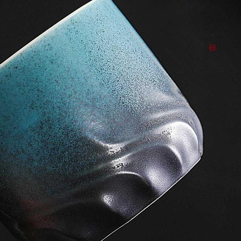 Creative Handmade Exquisite Coffee Cup Vintage Coffee Cup With Wooden Handle Mug Cups Mugs Drinkware Kitchen Dining Bar Home D260323