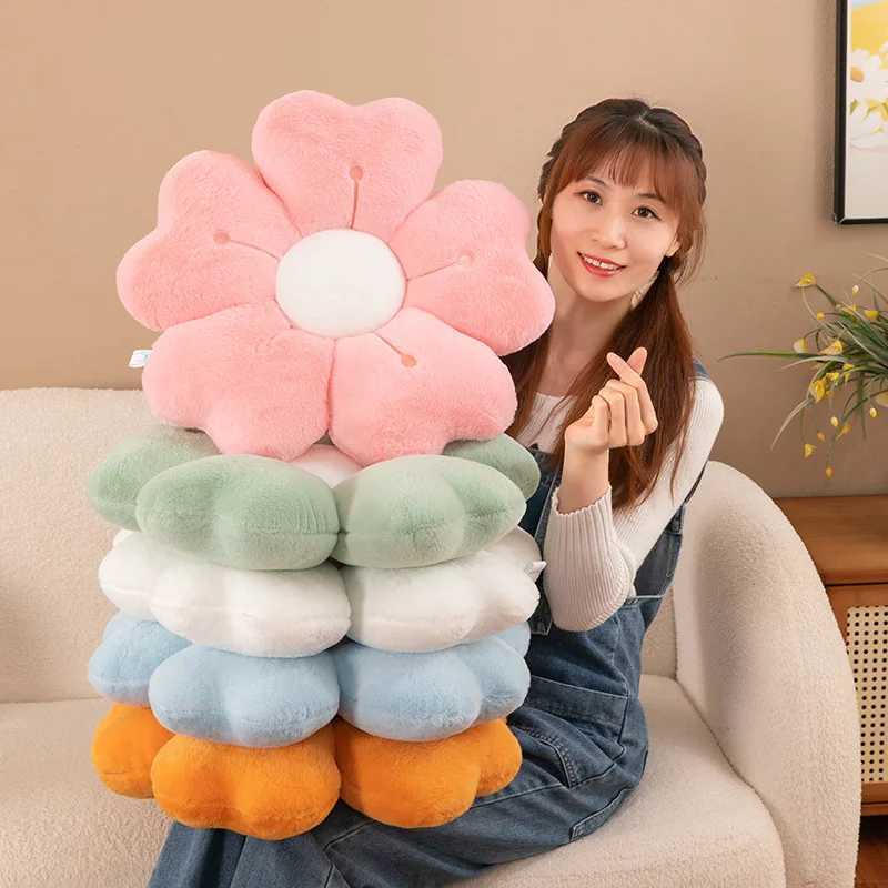 Flower-Shaped Plush Throw Pillow - Comfortable and Cute Mattress and Sofa Decor Cushion Chair Cushion floor cushion H260323