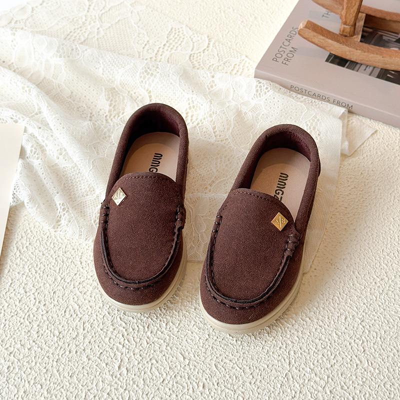 Boys Loafers Kids Flat Shoes Slip-on Daily Anti-slip Fashion Children Toddler Dress Shoes Sizes 21 - 35 K02096