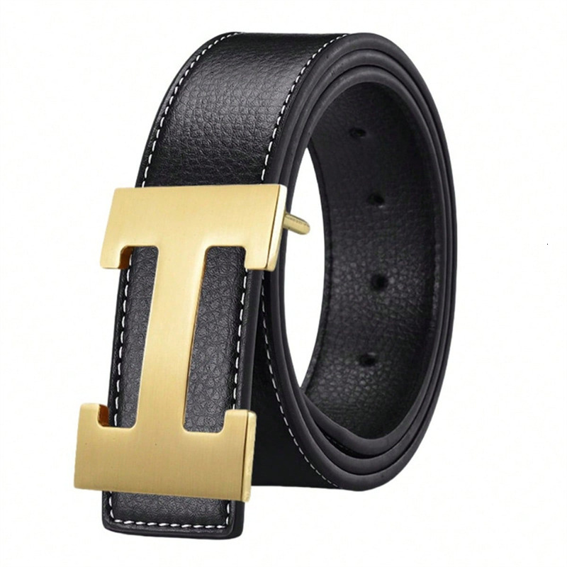 Classic Genuine Leather Belt For Men And Women Durable Casual Waist Strap