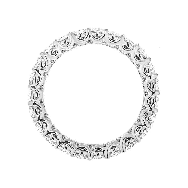 Cheap IGICertified 14K Oval Eternity Lab Grown Diamond Band Engagement Rings Price