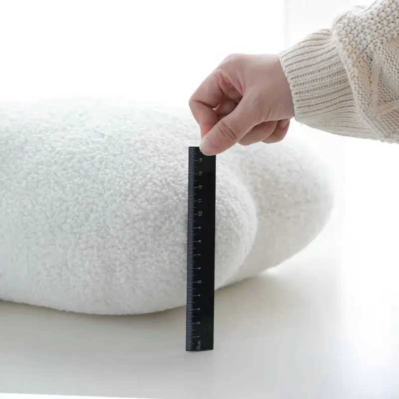 New Cute Cloud Soft Short Plush Stuffed Toy Face Cozy Back Cushion Pillows Home Sofa Car Decoration H260323