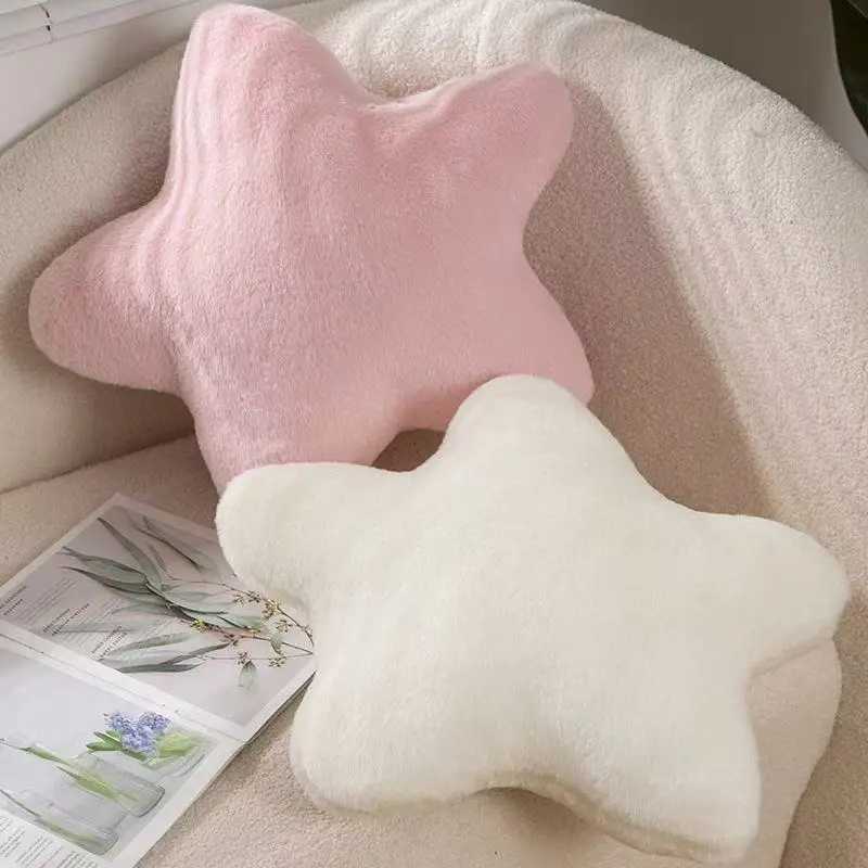 Star Shaped Pillow Soft Plush Throw Cushion for Bedroom Decor Kids Nursery Living Room Decorative Accent cute pillow H260323