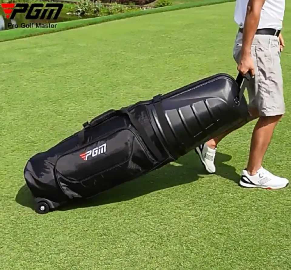 PGM Golf Aviation Bag Hard Shell Anti Collision Squeeze Aircraft Consignment Men Women Belt Roller Skating Travel Bags D260323