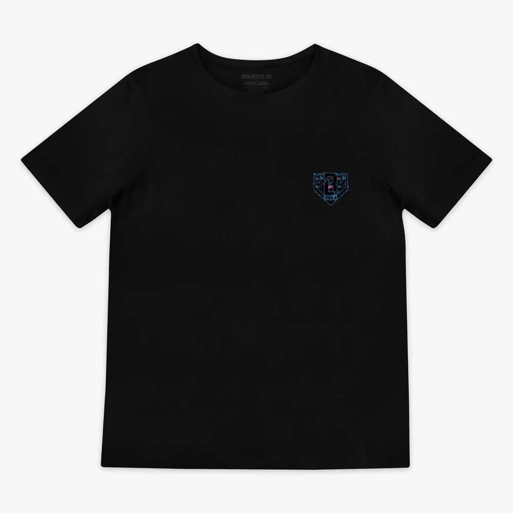 Youth Tee - Black Baseball Lifestyle 101 2026 Summer New Men Women Parent Wear Cotton T-shirt 26H0323