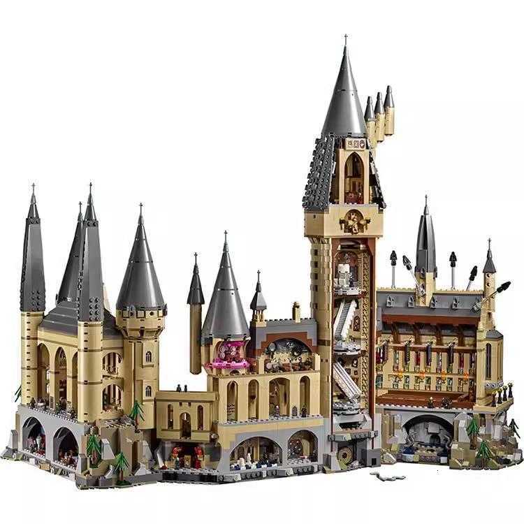 Assembled Building Blocks 71043 Castle Hogwarts Castle Model Assembling Building Block Toy X260323