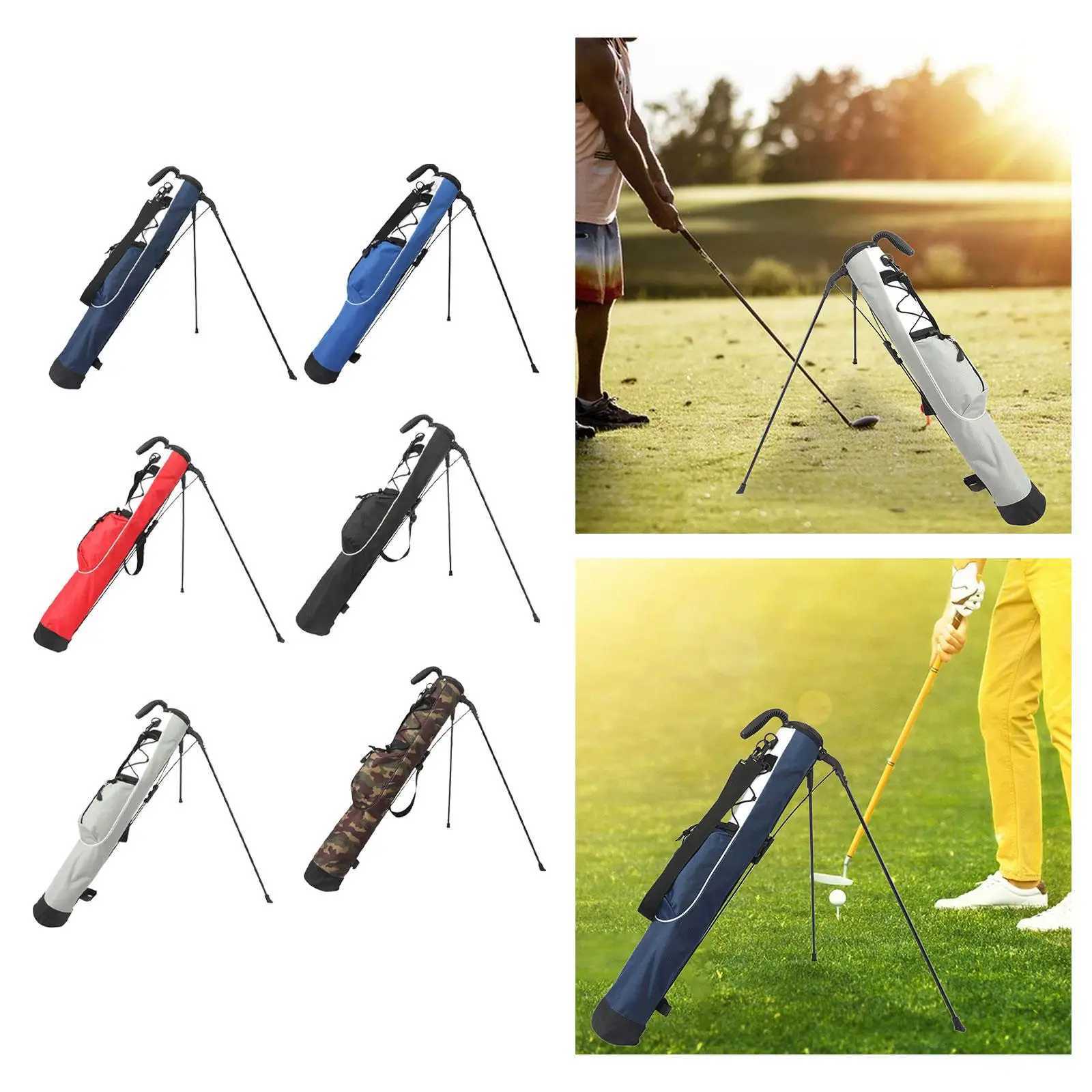 Golf Club Bag Organizer Adult for Men Women Golf Carry Bag with Stand for Golfer Gift Driving Range Golf Supplies Golf Equipment D260323