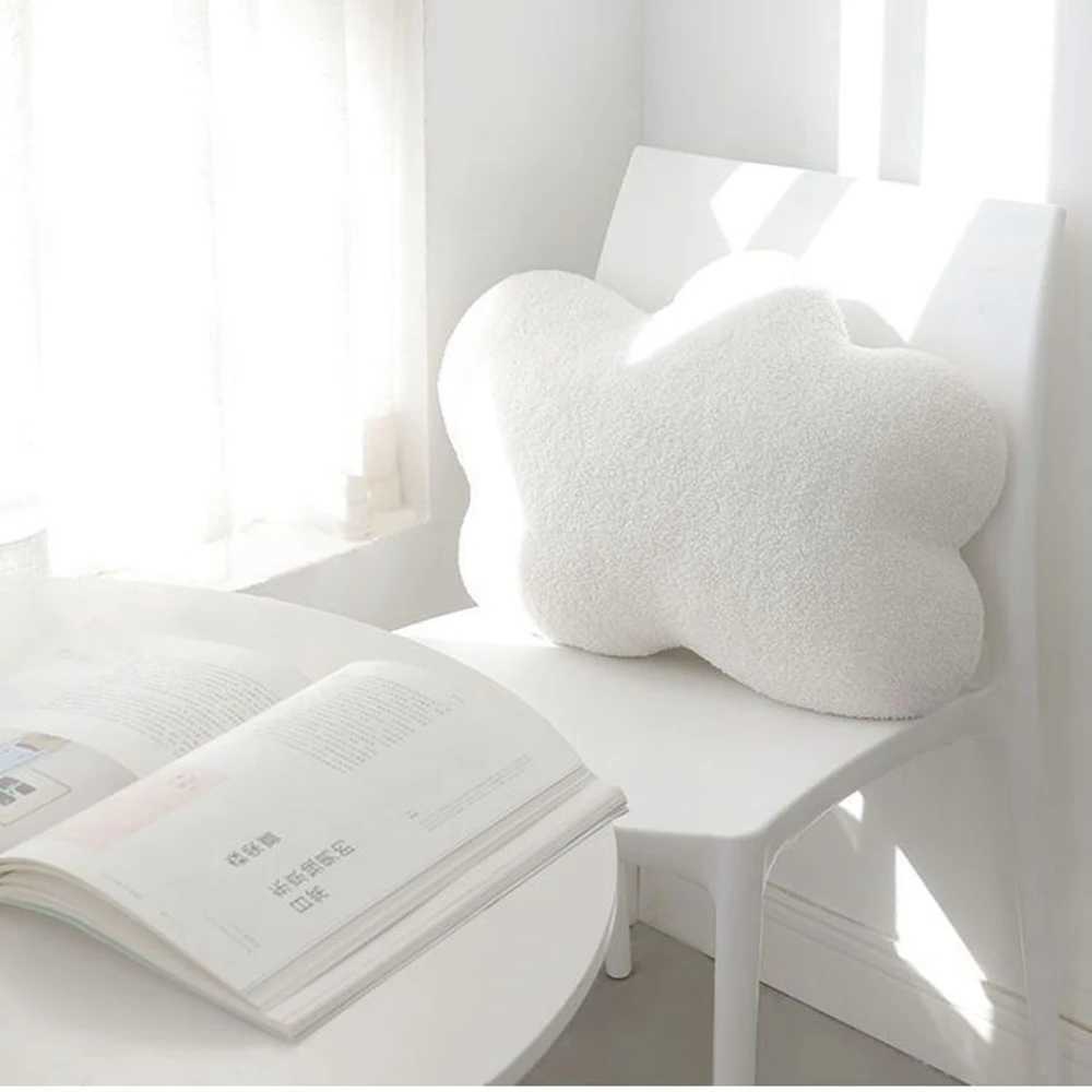 50cm Large Cloud Plush Pillow Chair Cushion Sleep Comfort Pillow Doll Office Waist Doll Send Friends Birthday Christmas Gift H260323