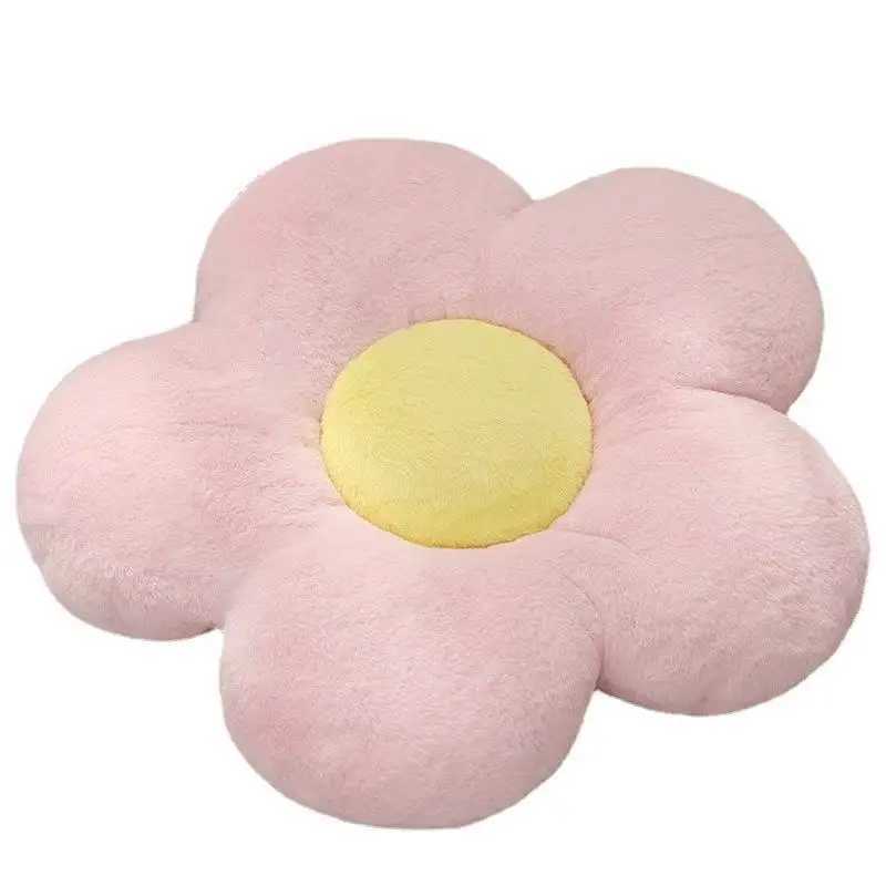Flower Plush Throw Pillow Soft Plant Chair Cushion Living Bedroom Home Decorative Pillows Sofa Cushions Birthday Gifts H260323