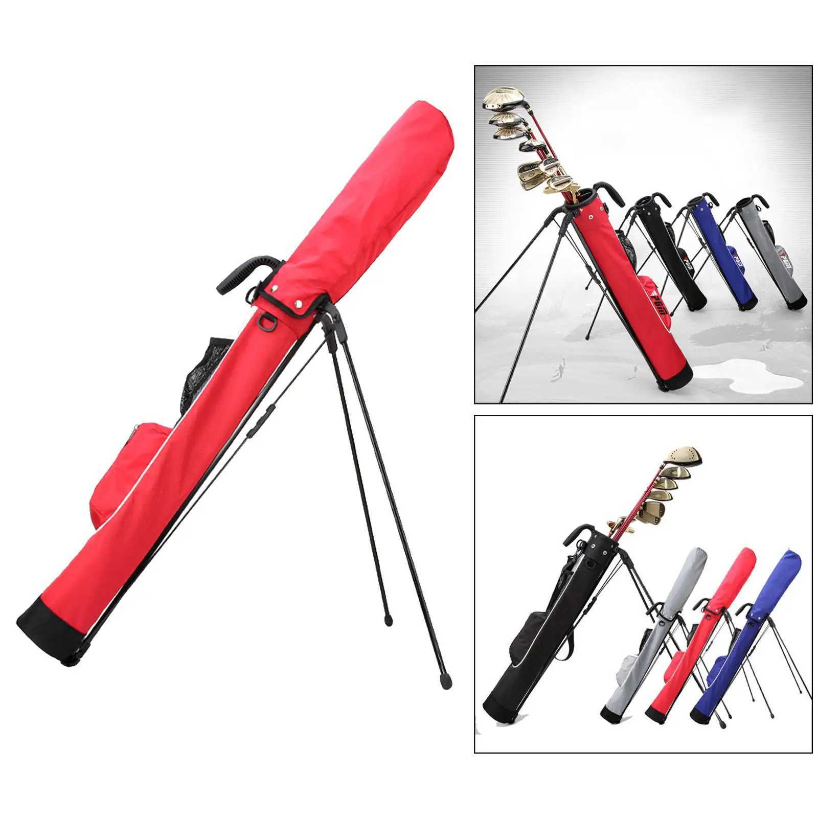 Lightweight Golf Stand Bag Pitch and Putt Bag Golf Gun Bag Waterproof Golf Bag Training Practice Range Equipments Accessories D260323