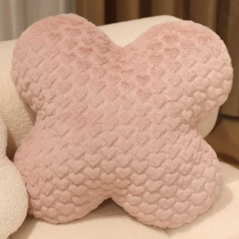 Adult Clover Pillow Cushion Home Decoration Living Room Bedroom Bay Window Fabric Lumbar Support H260323