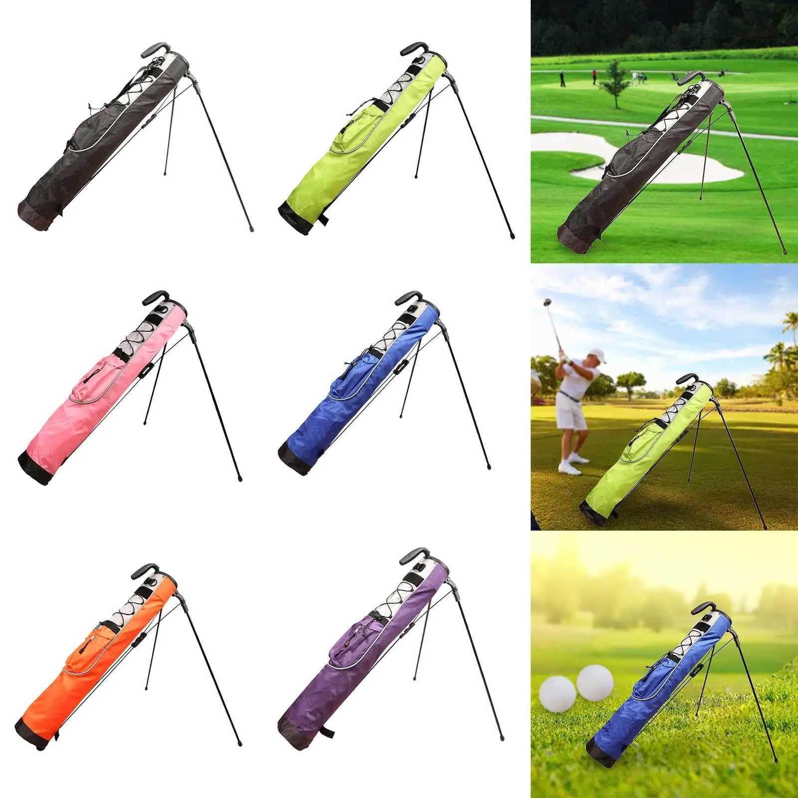 Golf Clubs Bag Tote Bag Waterproof Golf Bag Golf Stand Bag Golf Stand Carry Bag for Outdoor Sports Men Women Golf Accessories D260323