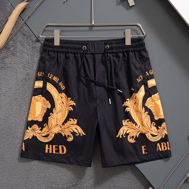 summer mens shorts designer shorts fashion beach pants men high quality street draw rope letter hip hop Vacation casual shorts Asian size M-XXXL