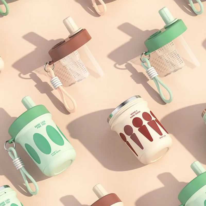 Stainless Steel Tea Cup with Infuser and lid 550ml Tea Office Mug Tumbler with Lids and Straws Portable Coffee Travel Mug Cups D260323