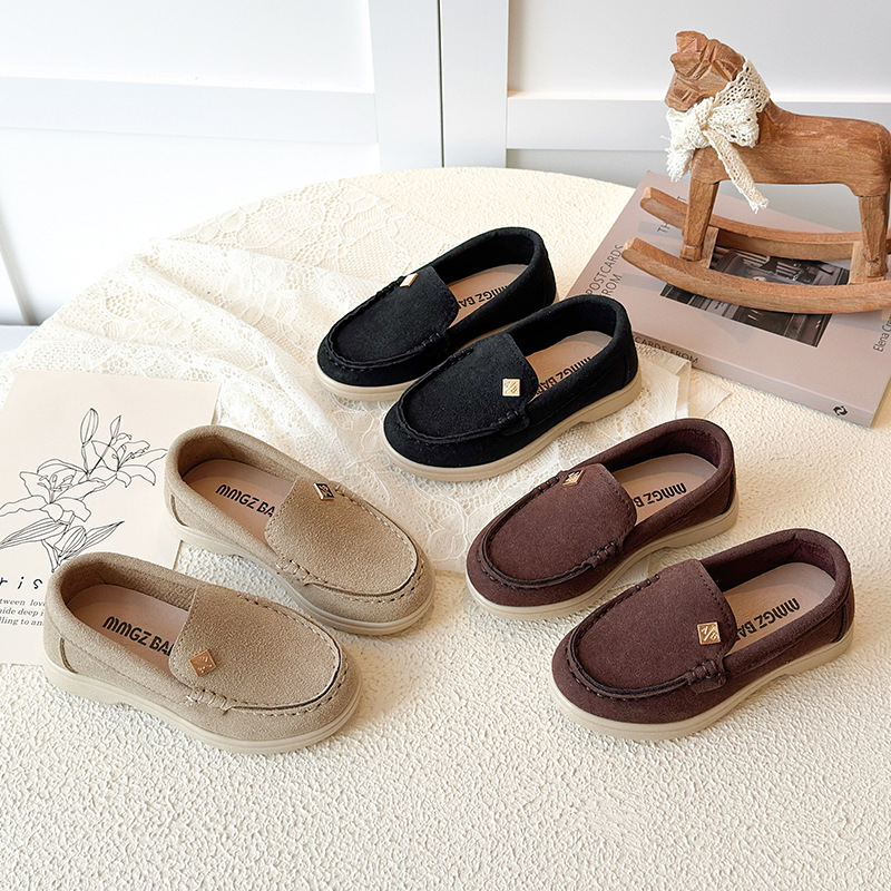 Boys Loafers Kids Flat Shoes Slip-on Daily Anti-slip Fashion Children Toddler Dress Shoes Sizes 21 - 35 K02096