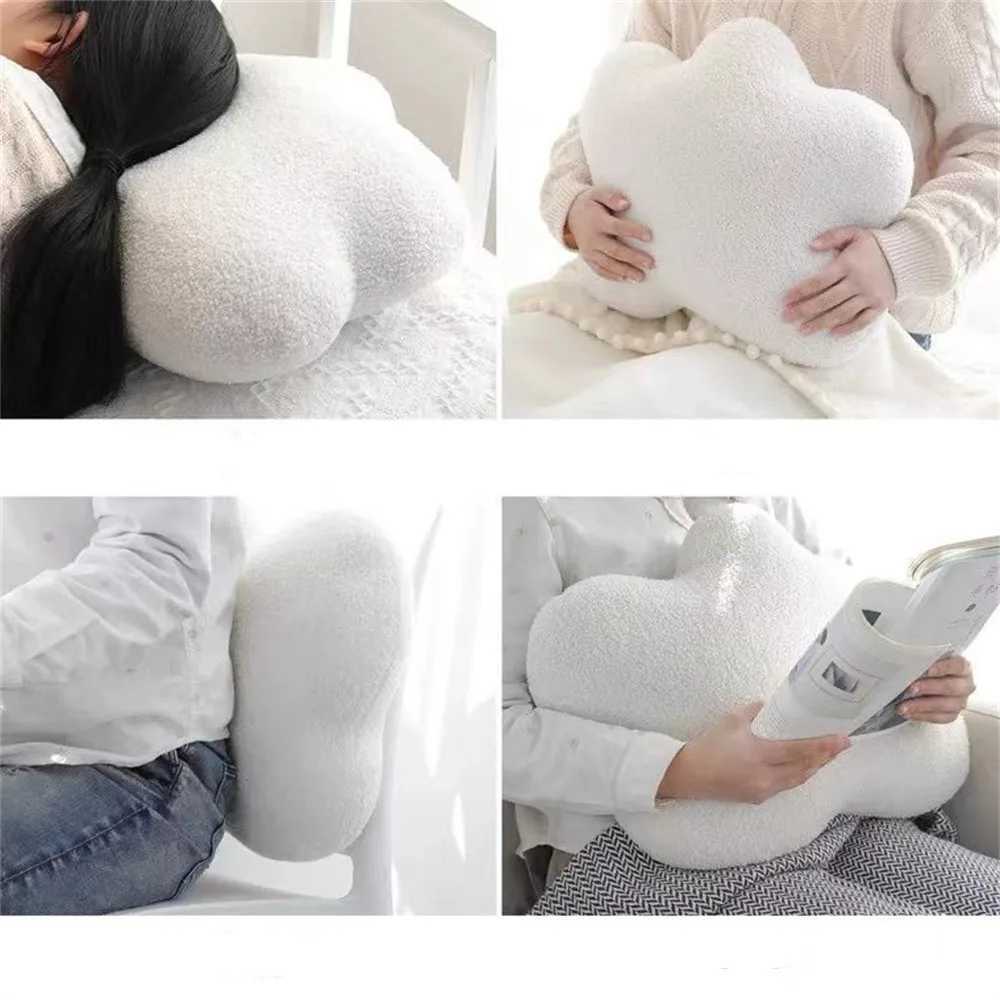 50cm Nordic Cartoon Cloud Soft Stuffed Weather Partly Cloudy Pillow Baby Pillow Kawaii Room Decor Gift H260323