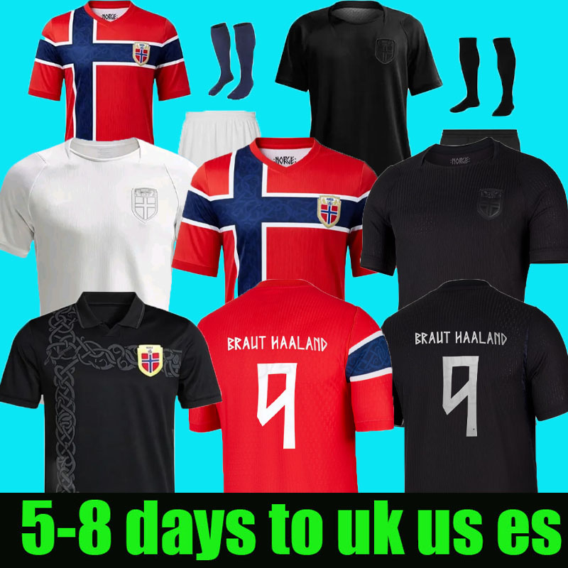 Norway jersey 2026 world cup 26 27 Norwegian HAALAND Sorloth Berge Men Kids SORLOTH NUSA AASGAARD HORN Football shirt Christmas gift men White SOCCER uniform