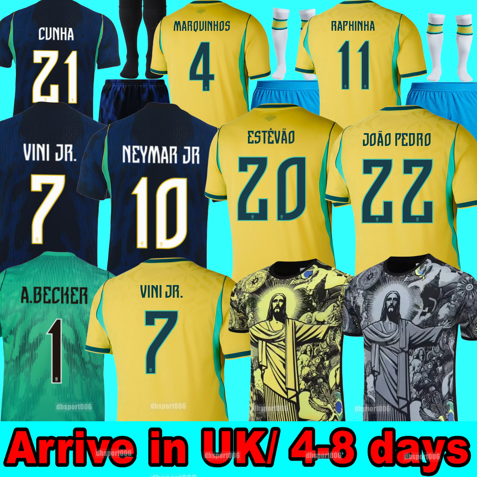 2026 BrazilS soccer jerseys Camiseta de futbol PAQUETA RAPHINHA 25 football shirt maillots VINI JR 26 27 BrasilS RICHARLISON men kids NEYMAR JR Uniforms