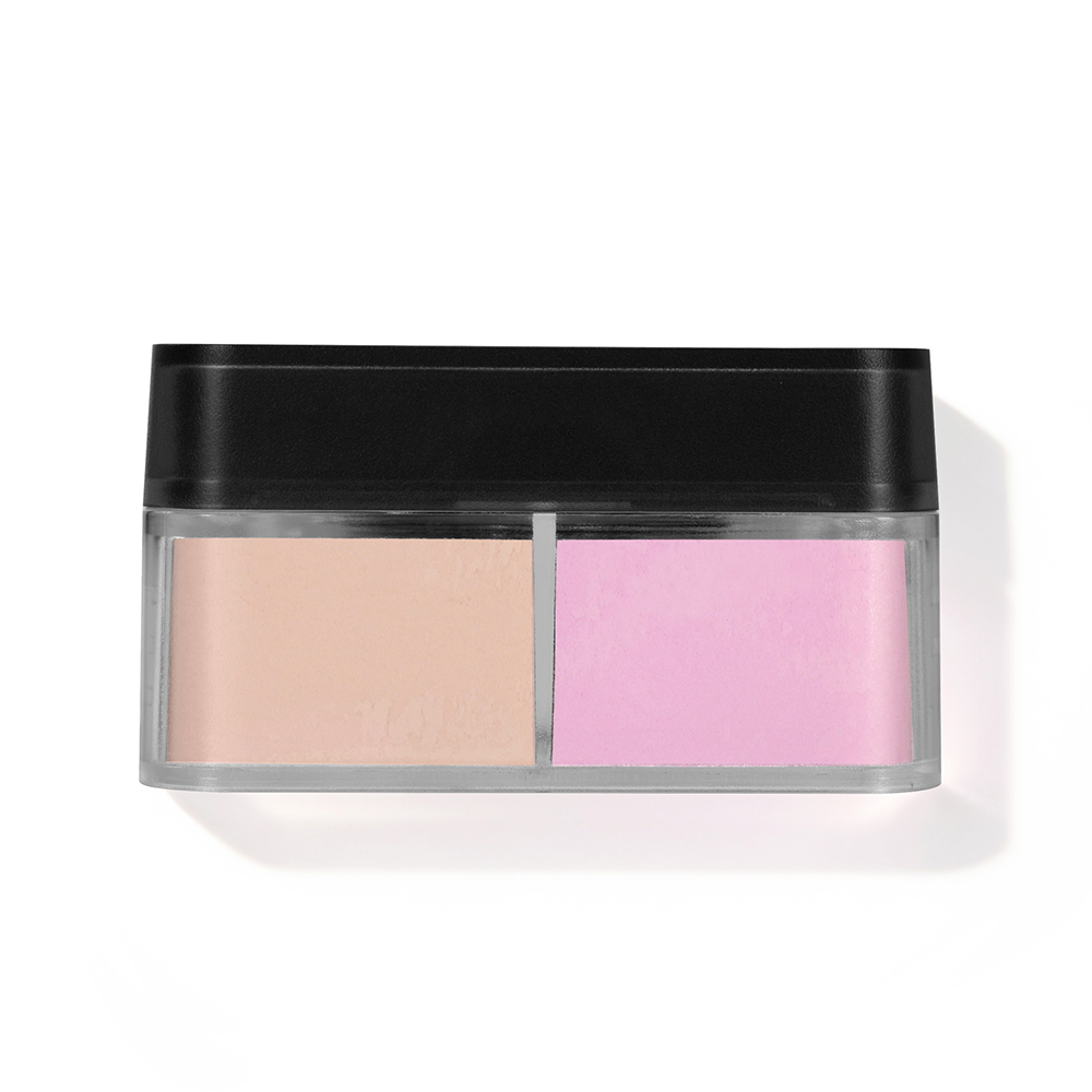 HUDAbeauty 2-in-1 Easy Bake Loose Powder Dual Shade Baking Setting Powder with Long-Lasting Oil Control Lightweight Matte Finish Ideal for All Skin Ty