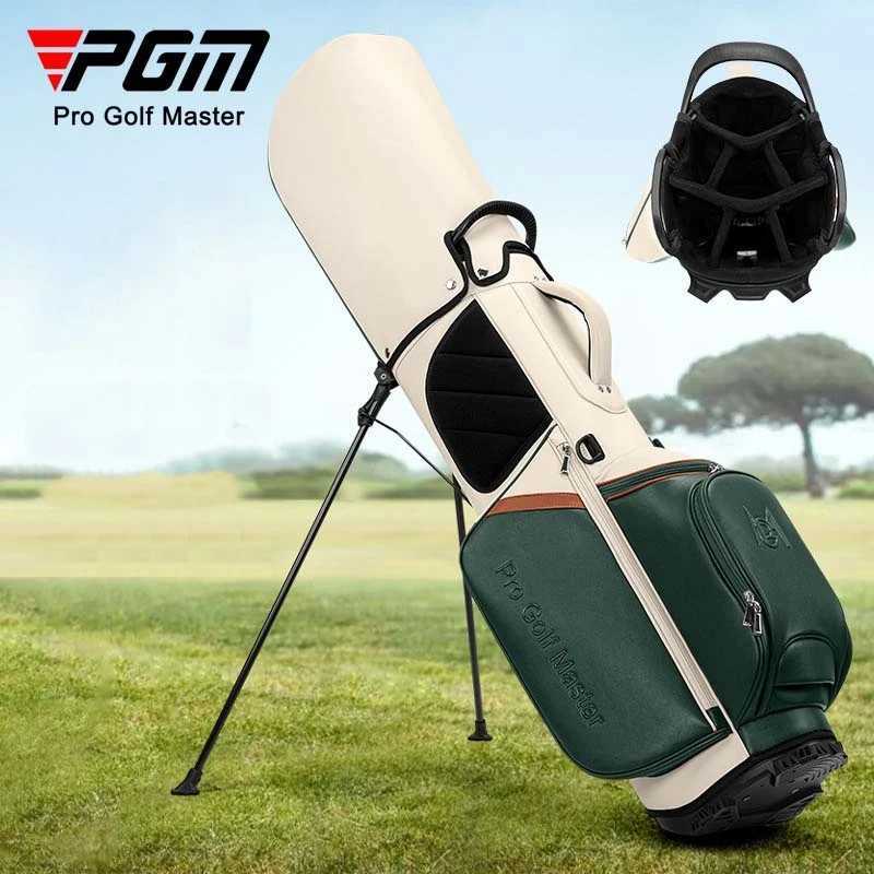 PGM QB175 Golf Bag Womens Stand Bag 7-Grid Plug Hole Shoulder Strap Golf Waterproof Microfiber Club Bag D260323