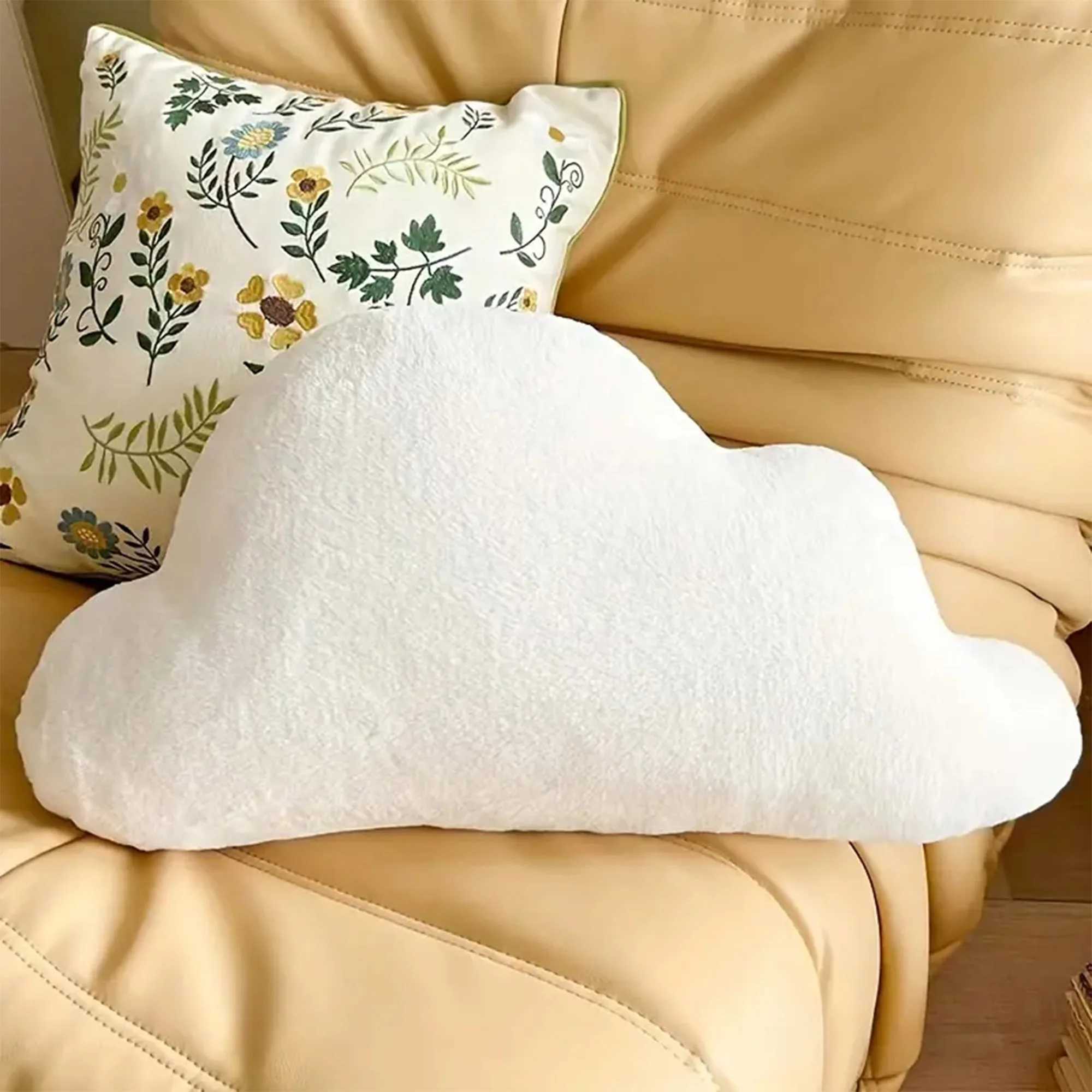 1pcSoft Cute Cloud PillowPlush Cloud Cute Creative Throw Pillow for Bed Sofa and Chair Home DecorFestival gifts H260323