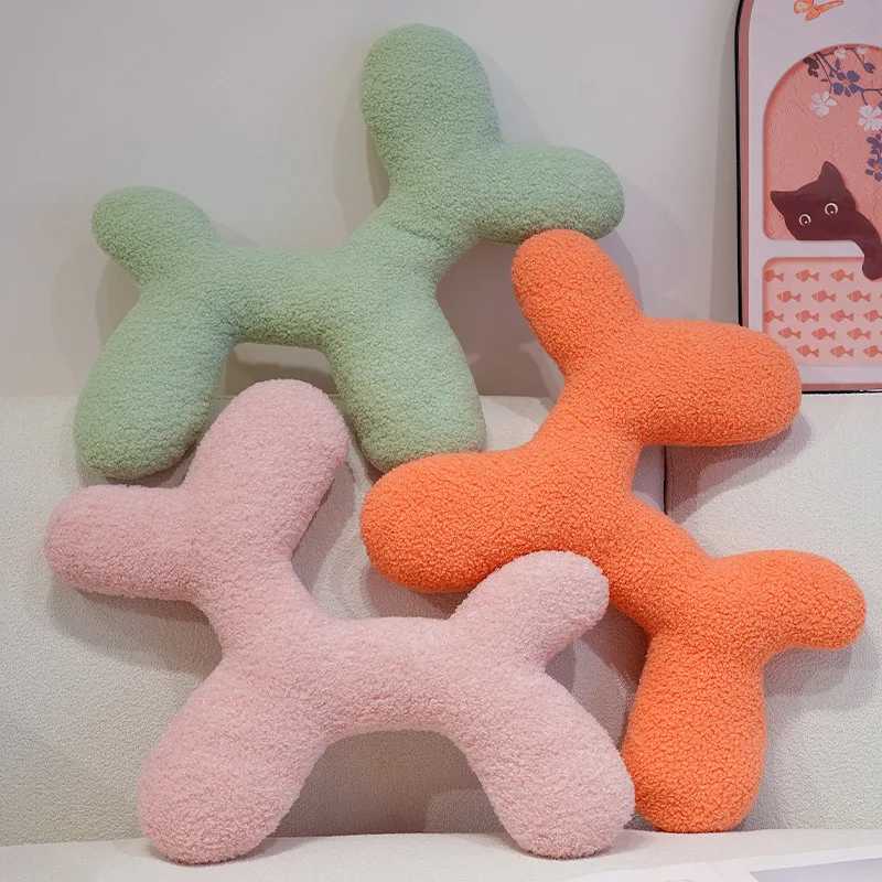 Cute Cartoon Dog Plush Toys Soft Stuffed Sleepping Companion Pillow Room Car Homedecor Dog Plush Pillow Chair Plush Cushion H260323