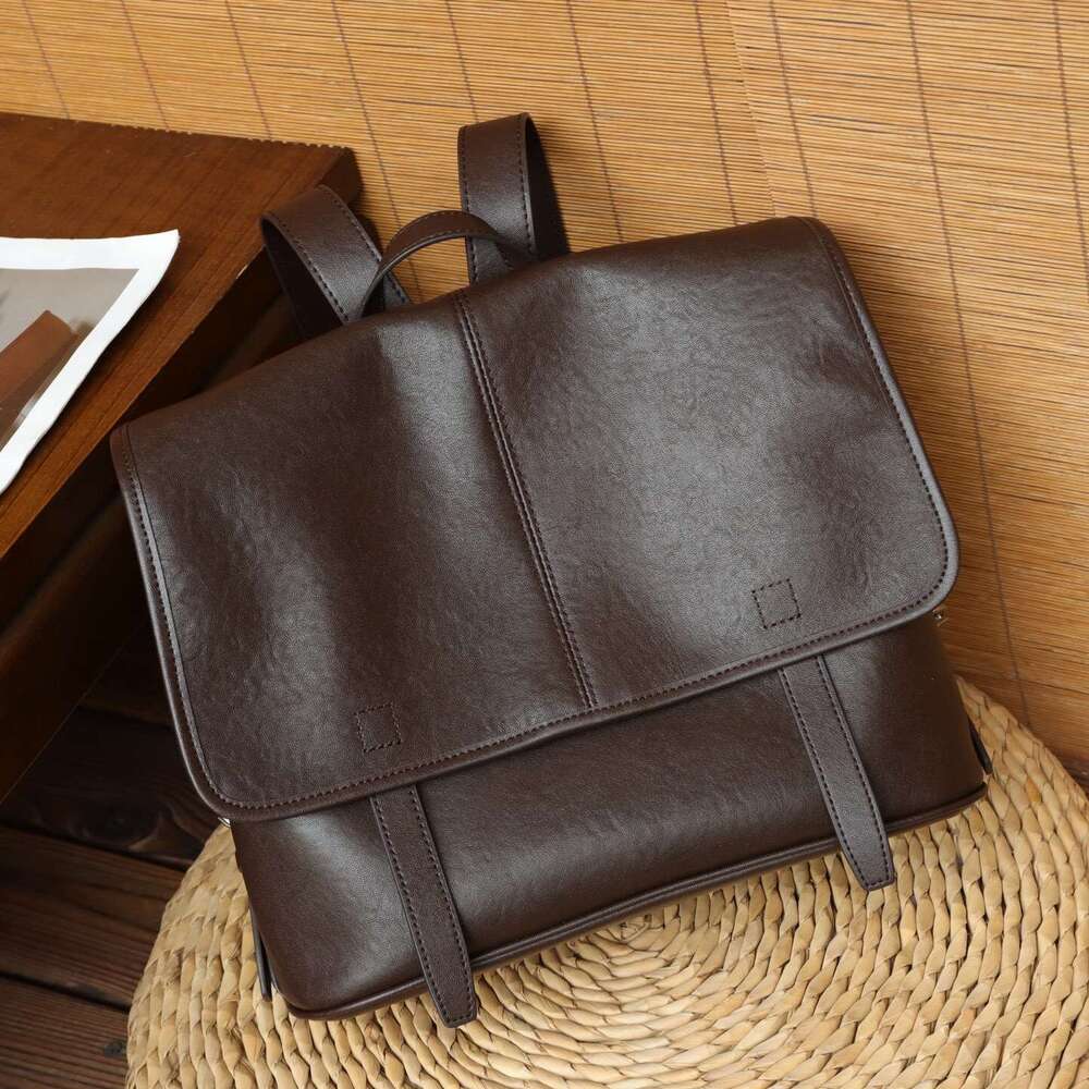 Genuine Leather Backpack Women Vintage Luxury Large Capacity Satchel Bag Casual Travel Shoulder Bag Fashion Hot Sale SENYY