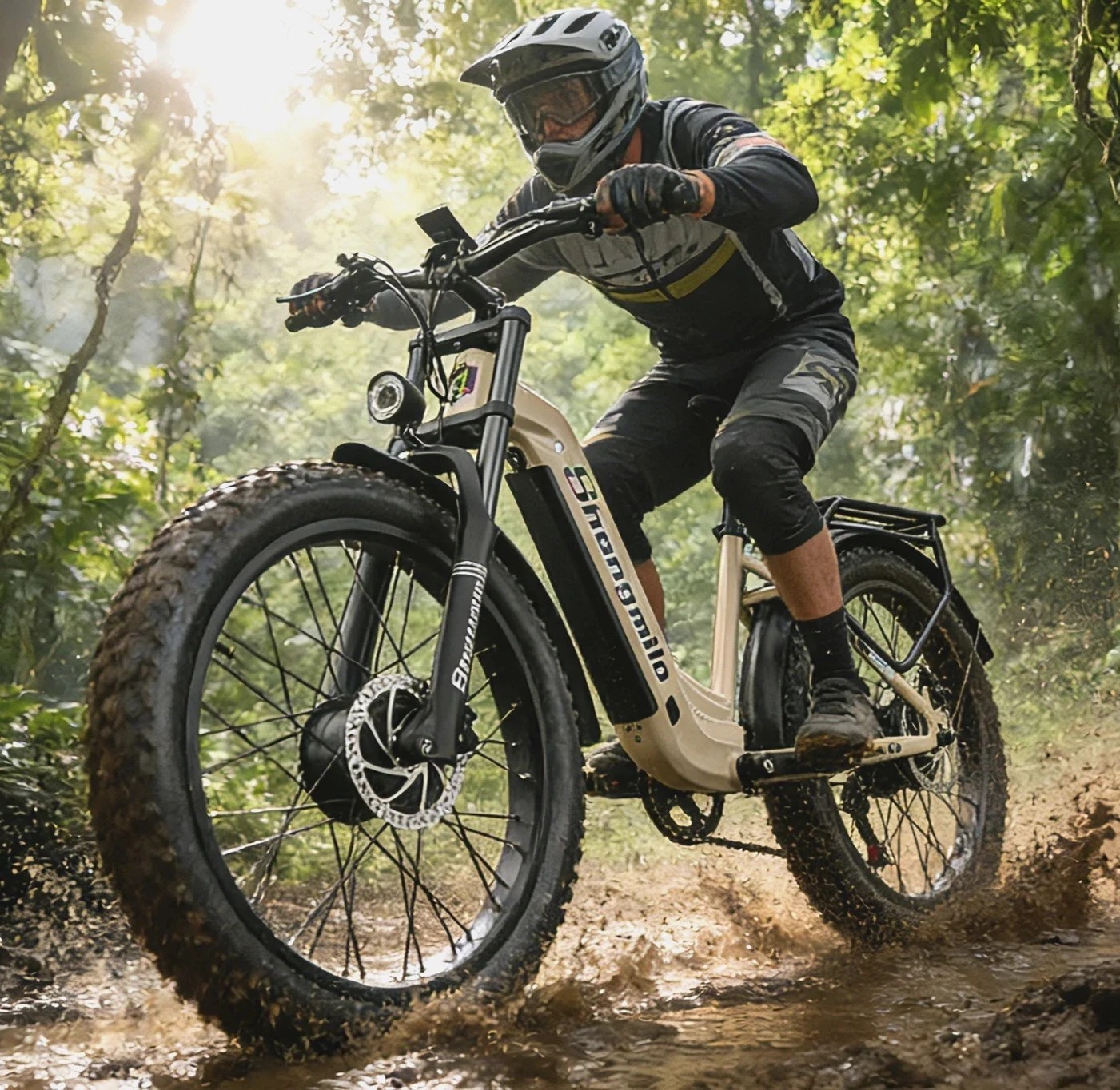 Shengmilo S700 Electric Bike 48V 17.5Ah 2000W Dual Motor Hydraulic Brake 4.0 Fat tire E-Bike Commuter Bicycle Mountainbike 45kmh