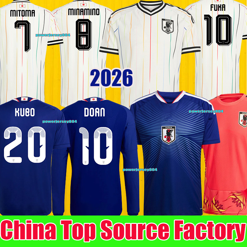 2026 2027 Japan soccer Jerseys Cartoon classic Shirt UEDA ITO ISAGI ATOM TSUBASA MINAMINO DOAN KUBO MITOMA TOMIYASU ENDO NAKATA y-3 26 27 Japanese Football Shirt