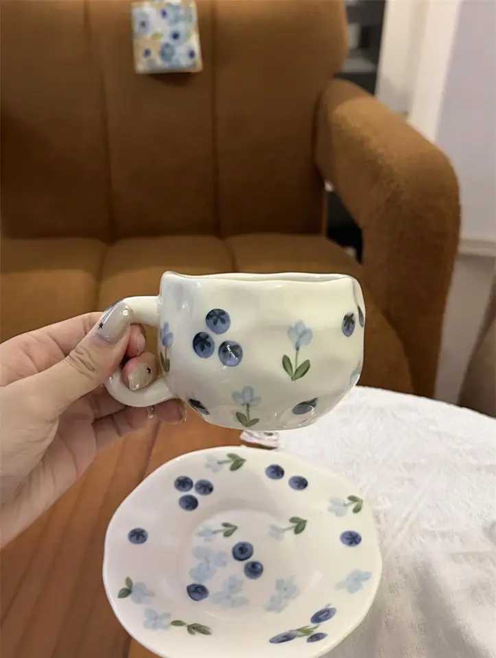 Little Fresh Hand drawn Ceramic Coffee Cup H260323