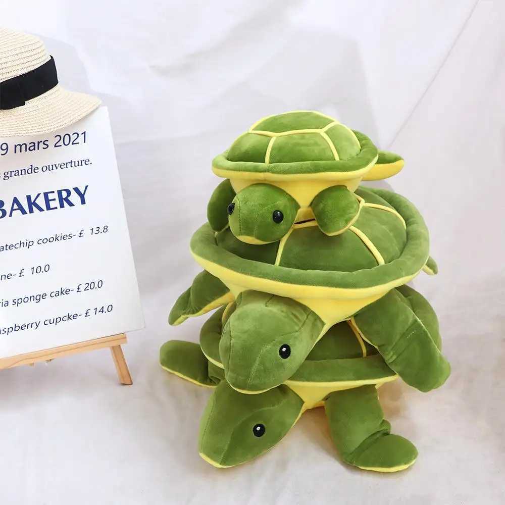 35cm Kawaii Sea Turtle Pillow Cushion Soft Plush Filling Animal Throw Pillow Cushion Kids Turtles Toys Boys Girls Birthday Gift H260323