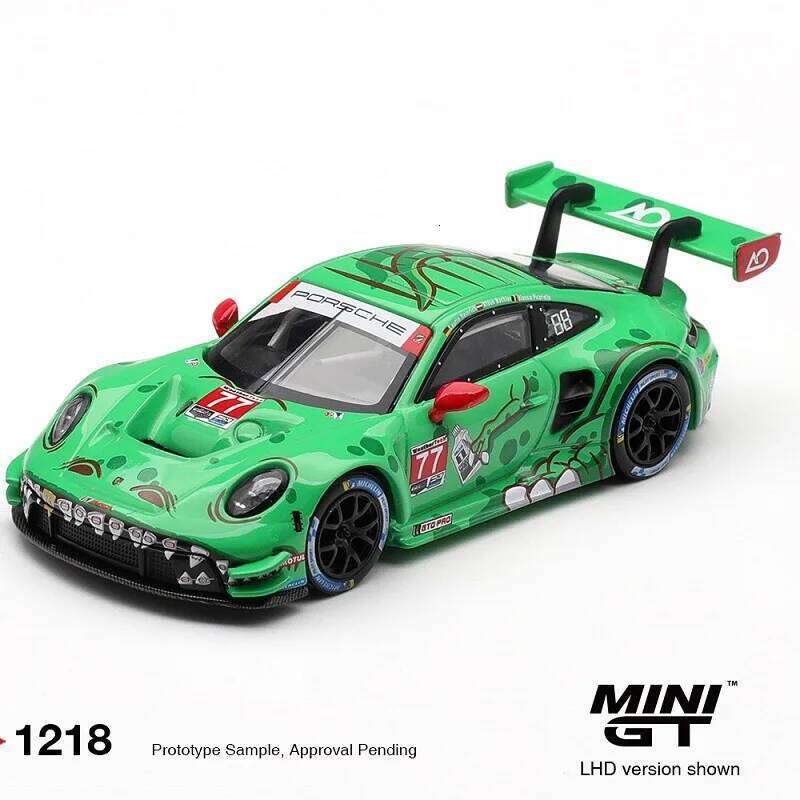 *PreSale* MINI GT 1:64 911 GT3R # 77 AO Racing 2025 IMSA Sebring 12Hr LHD Diecast Model Car 26H0323