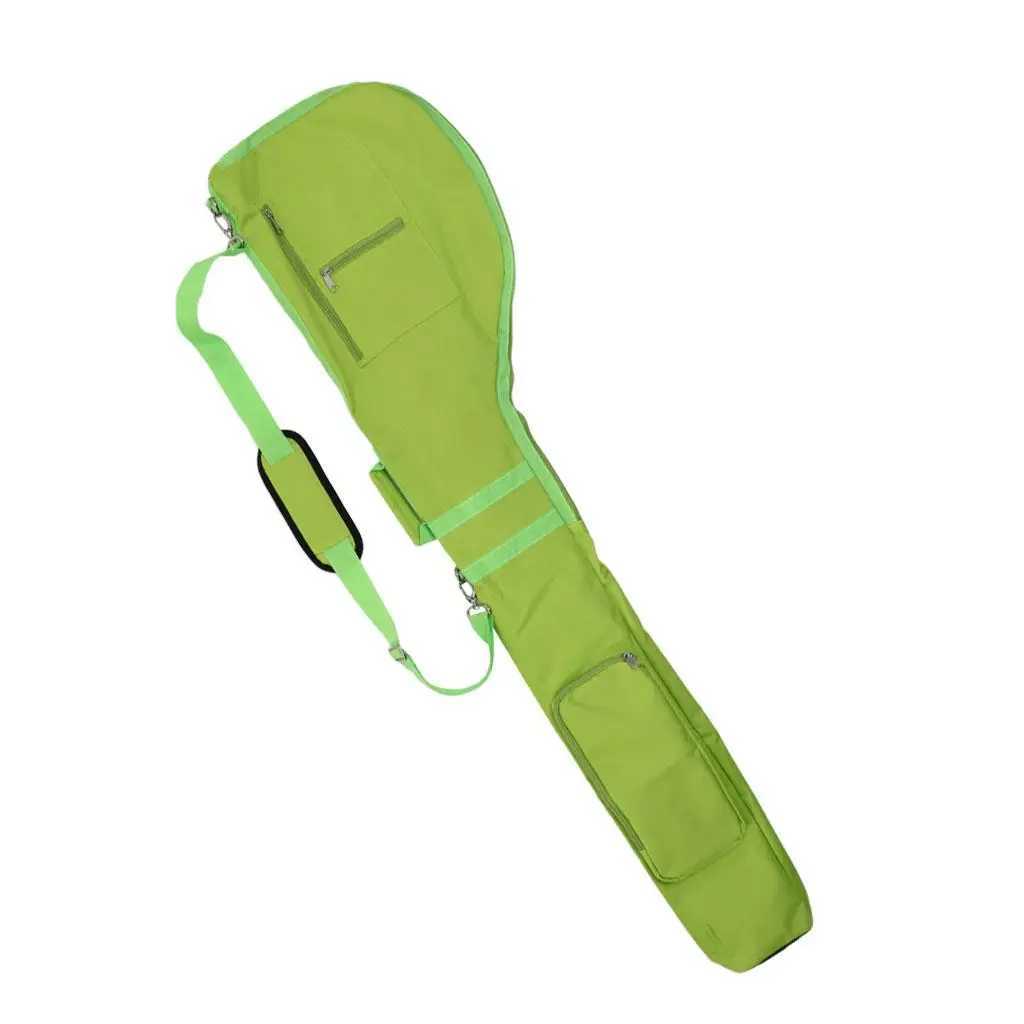 Golf Club Carry Bag Portable Nylon Pencil Case Lightweight Travel Sports Bag for Practice Session D260323