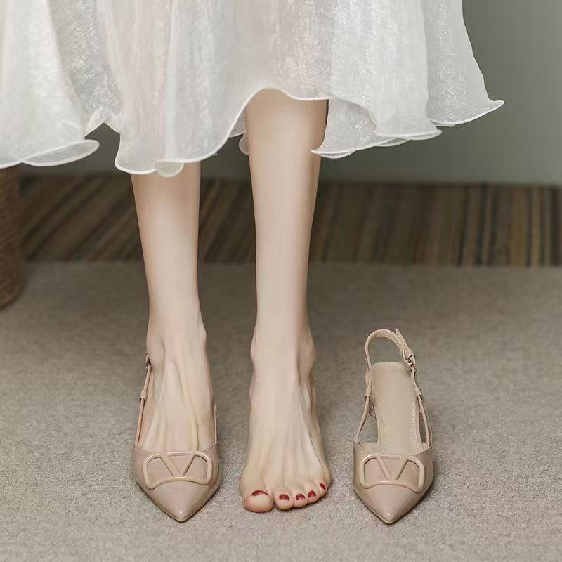 2026 Summer Hot Fashionable Casual Designer High Heels Naked Color Versatile Classic Wedding Business Dress Shoes for Women