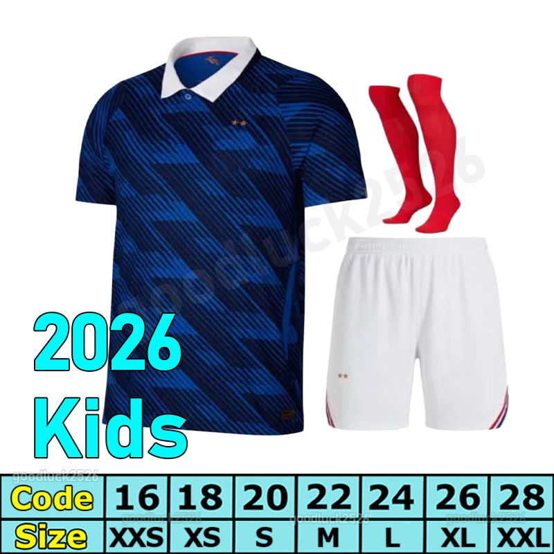 french soccer jersey 2026 27 MBAPPE BARCOLA OLISE EKITIKE 2026 DEMBELE Maillots de football shirt equipement de foot Men kids kit enfants France 120TH