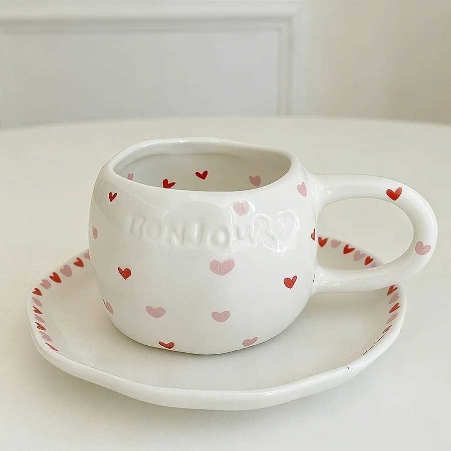 Ceramic cup Coffee cup Water cup Mug Tea cup Cup Office Personal Dedicated Japanese style Ceramic Floral pattern H260323