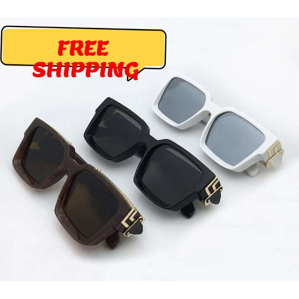 Millionaire sunglasses for men women square vintage classic fashion Avant-garde style 1165 glasses top Anti-Ultraviolet come with box and handbags