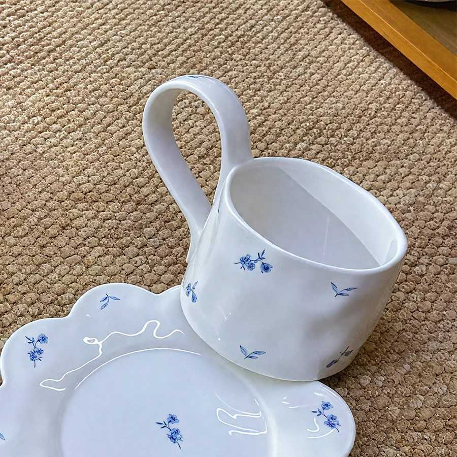 Ceramic cup Coffee cup Water cup Mug Tea cup CupPure white Bone china Jingdezhen ware Large capacity High-temperature fired Ivor H260323