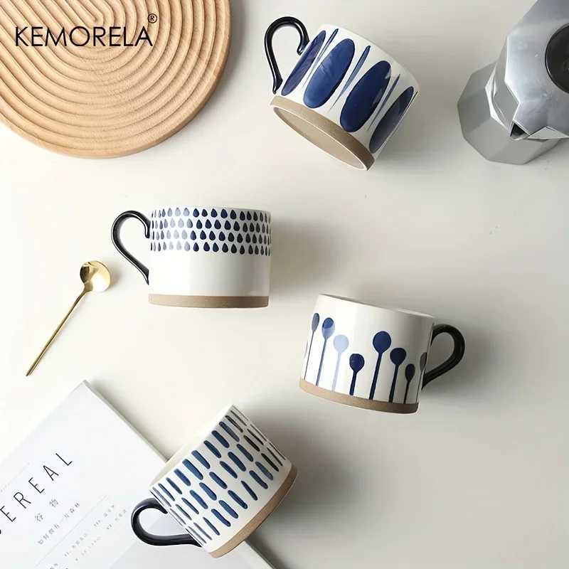 KEMORELA 1PC Japanese Ceramic Cup Coffee Milk oatmeal Breakfast Cups Mug Cups Teacup Water Cup Drinkware Office Home Water Cup D260323