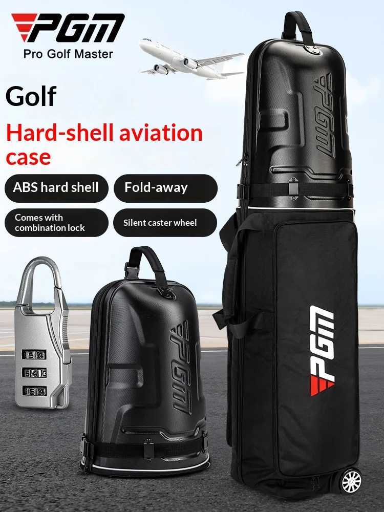 PGM Golf Hard Shell Aviation Bag Mens and Womens Air Transport Bag Waterproof Travel Strap Tugboat Bag Protective Cover HKB020 D260323