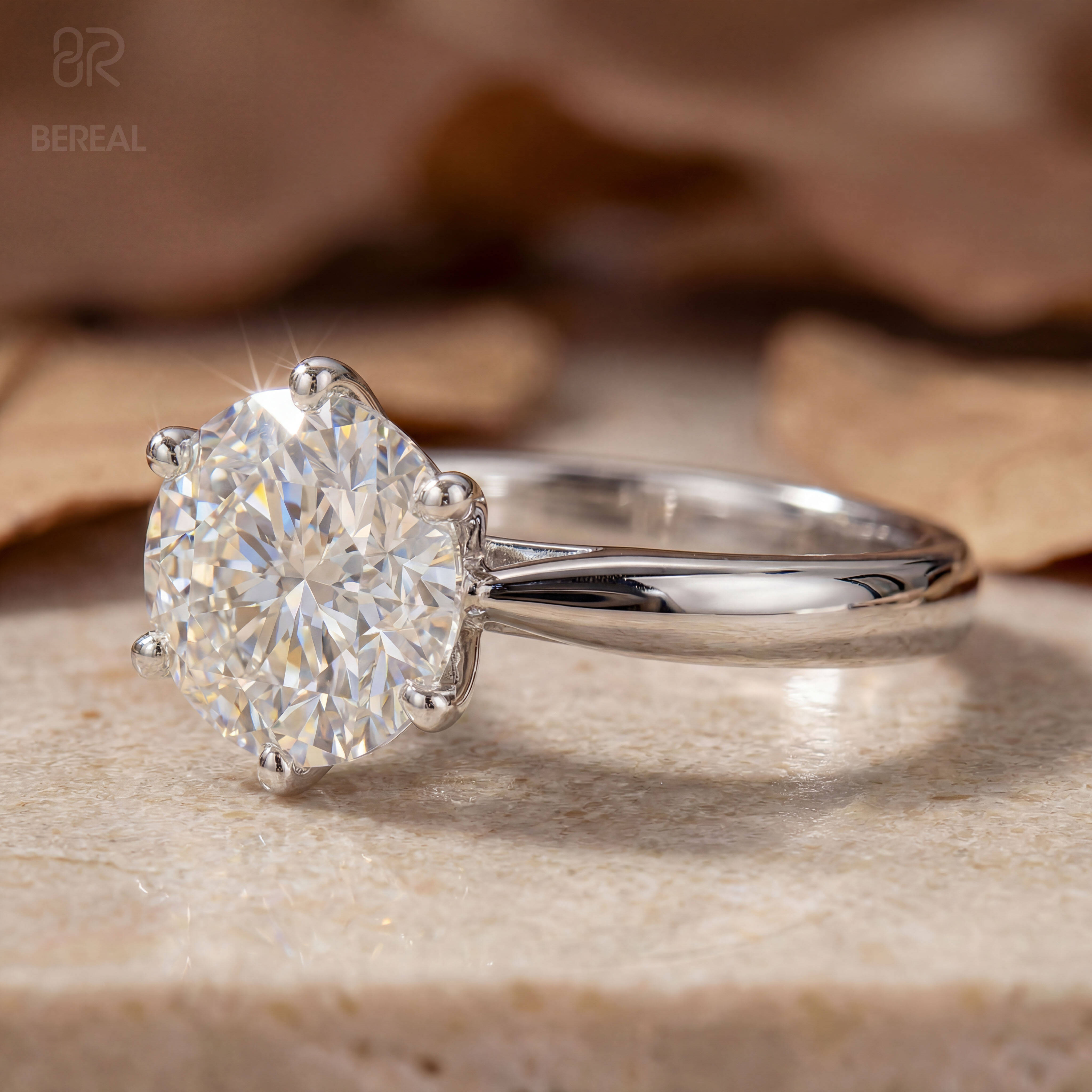 Custom Vvs CVD Lab Grown Diamond Engagement Ring IGI Certified Lab Created Diamond 925 Silver Solitaire Ring Women Fine Jewelry