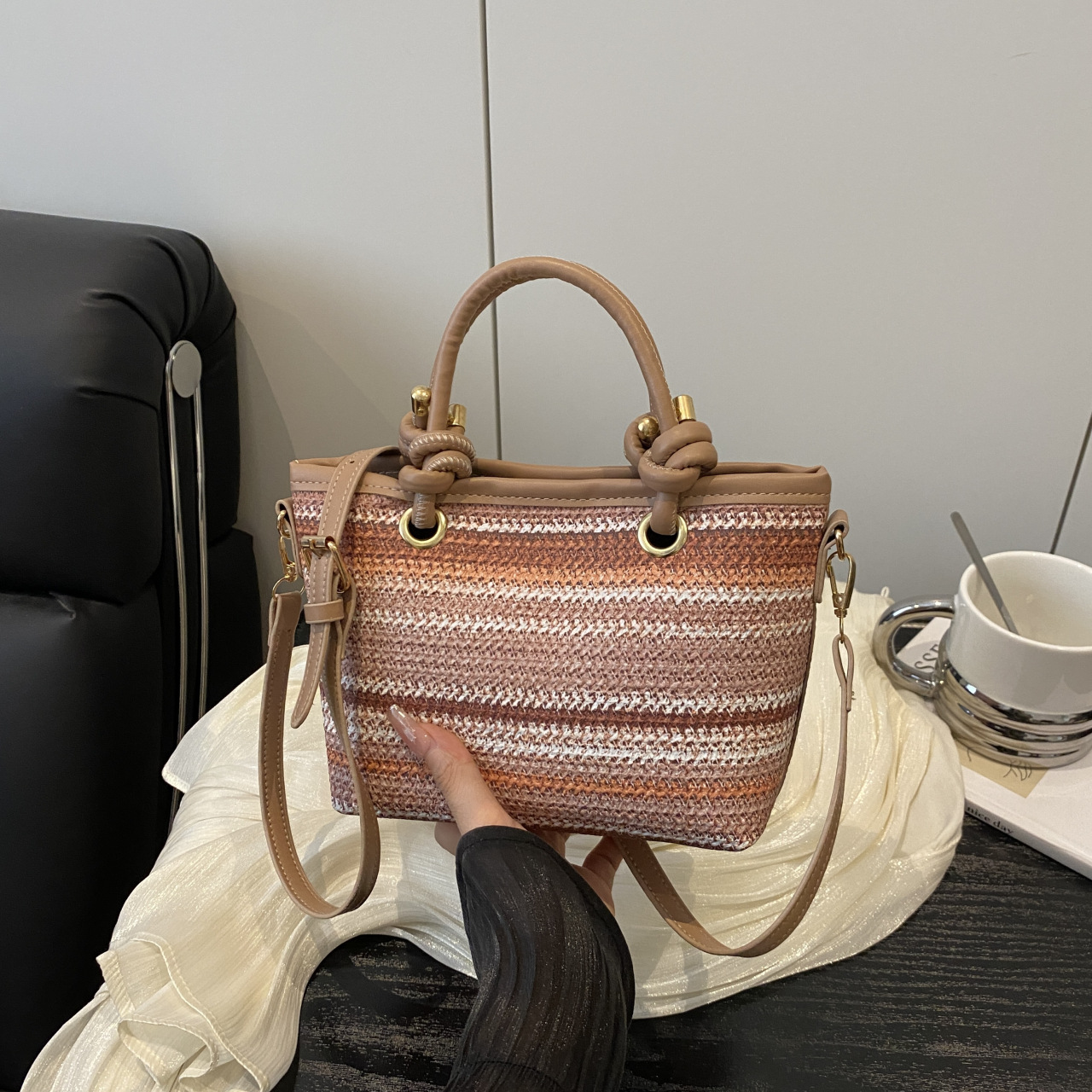 Summer Foreign Style Handbag Handbag Color Simple Underarm Bag Fashion Small Tote Cross-Body Bag 2026s hot