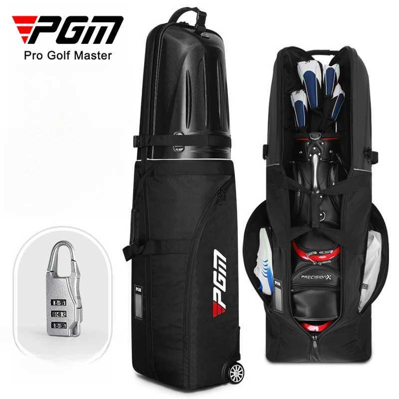 PGM Golf Aviation Bags Thickened Hard Shell Men Women Waterproof Airplane Cargo Folding Protective Cover Travel Ball Bag HKB021 D260323