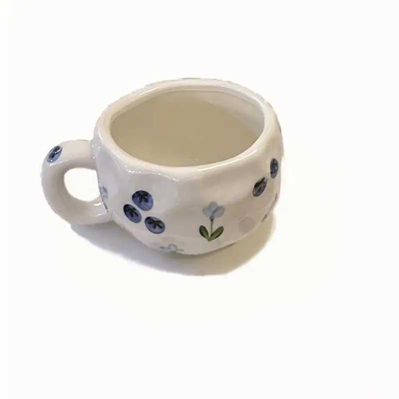 Little Fresh Hand drawn Ceramic Coffee Cup H260323