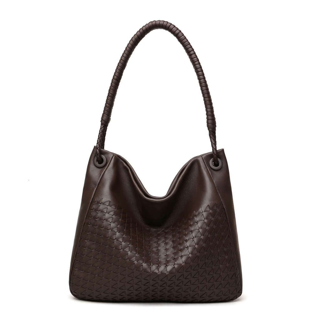 Hot Sale Genuine Leather Women Bag Top Layer Cowhide Crossbody Shoulder Bag Commute Tote Dumpling Bag Woven Vintage Luxury Bag SENYY