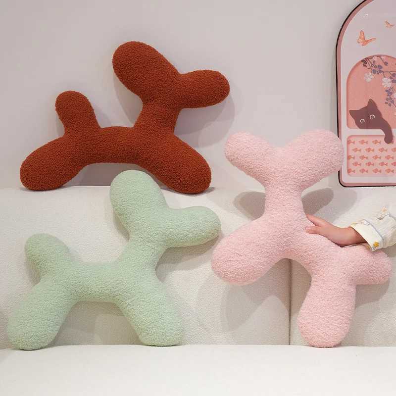 Cute Cartoon Dog Plush Toys Soft Stuffed Sleepping Companion Pillow Room Car Homedecor Dog Plush Pillow Chair Plush Cushion H260323