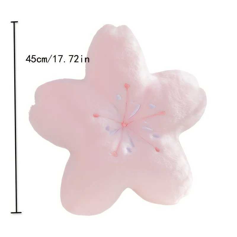 Super Soft Cherry Blossom Flower Pillow Princess Style Love Pillow for Living Room Adult Cute Niche Gift for Valentines Day H260323