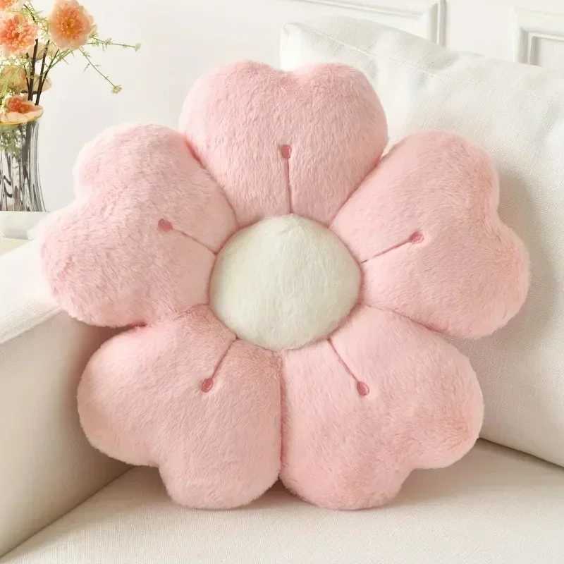 Sunflower Pillow Daisy Seat Cushion Flower Mat Office Mat Plush Toy Mat Christmas Gift Halloween Thanksgiving Gift H260323