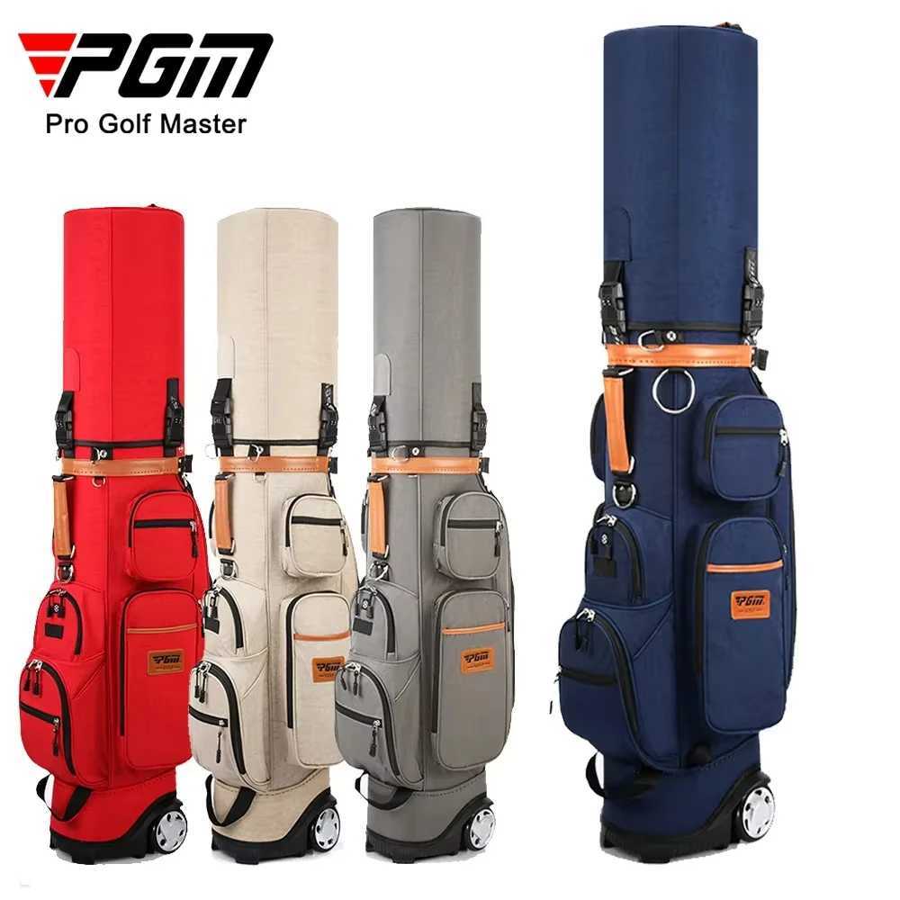 PGM Golf Multi-functional Tug Ball Bags with Password Lock Golf Checked Aviation Bag Thermostatic Bag With rain cover QB038 D260323